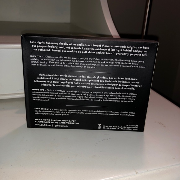 Blaq Eye Mask - Picture 2 of 2